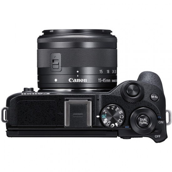Canon EOS M6 Mark II Mirrorless Digital Camera with 15-45mm